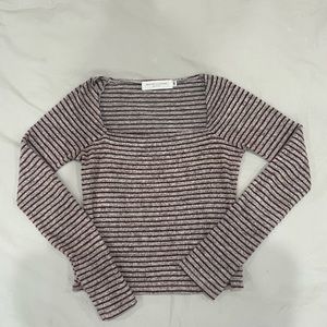 Square Neck Long Sleeve
